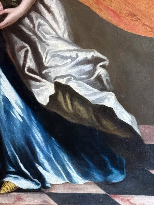 CERCLE DE ROBERT BYNG (1666-1720) - PORTRAIT D'UNE JEUNE FEMME VERS 1700-photo-1