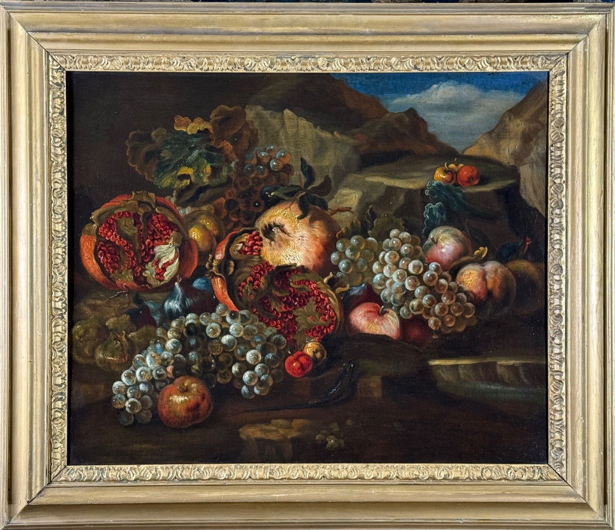 CERCLE DE MAXIMILIAN PFEILER (1656-1746) - DÉBUT DU XVIIIeme SIÈCLE - NATURE MORT ROMAINE