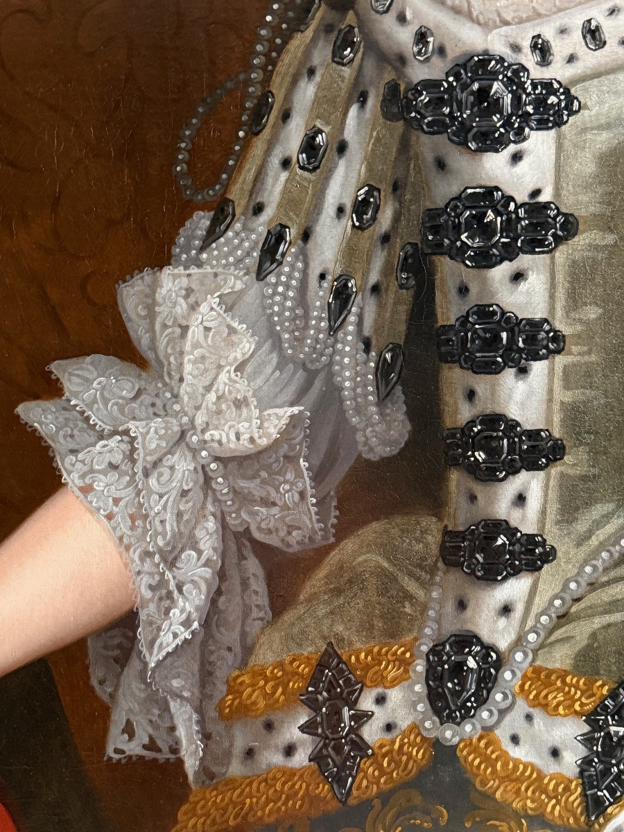 Portrait Of Queen Mary Ii, Workshop Of Sir Godfrey Kneller (1646-1723)-photo-1