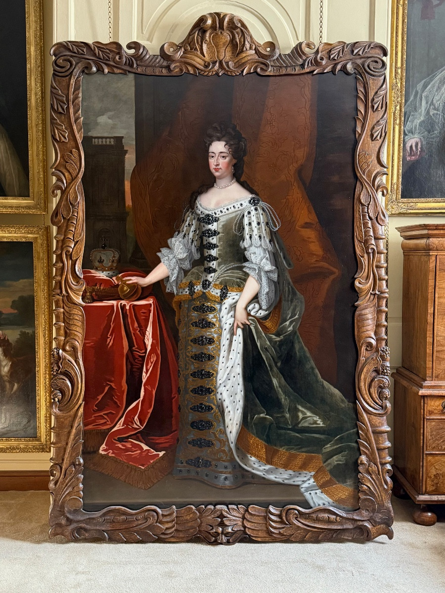 Portrait Of Queen Mary Ii, Workshop Of Sir Godfrey Kneller (1646-1723)