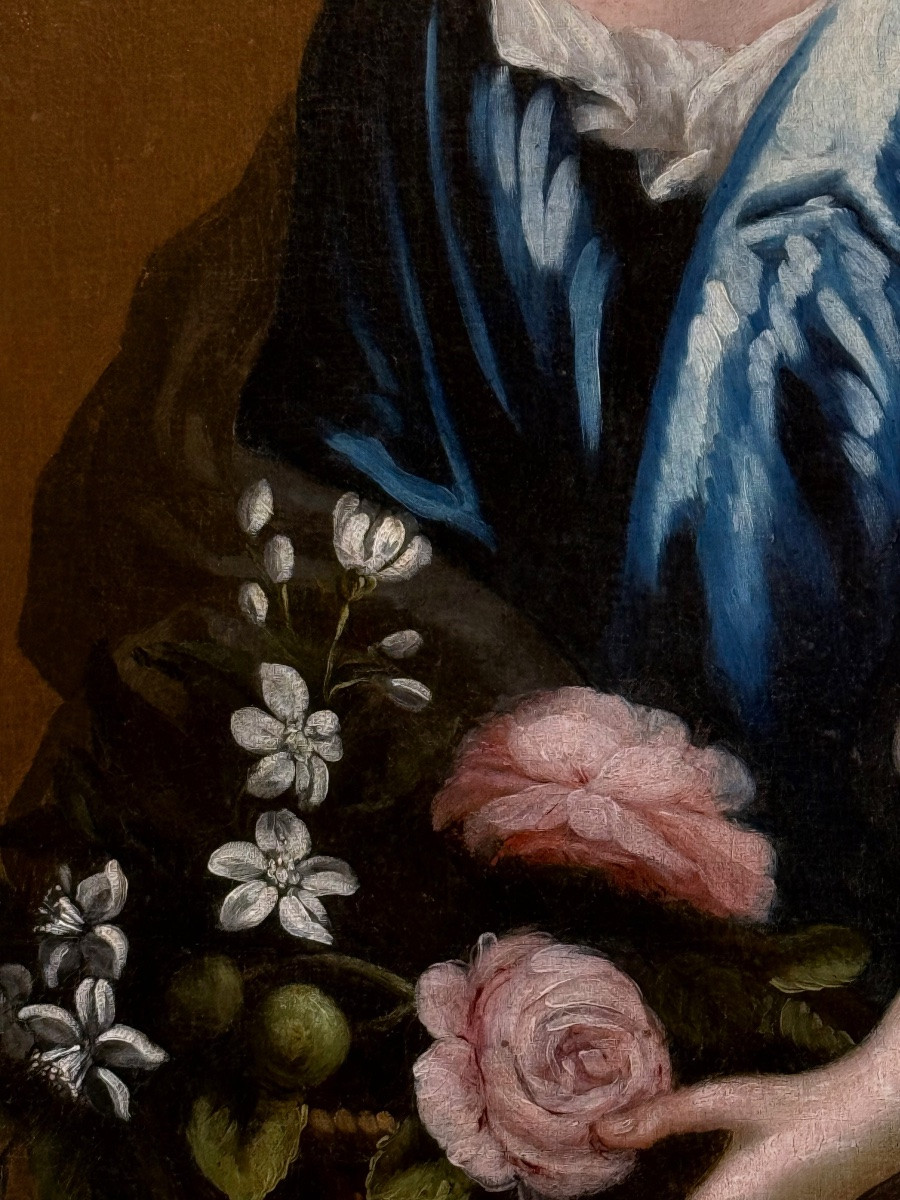 Robert Byng's Circle (1666-1720) - Portrait Of A Young Woman Circa 1700-photo-4