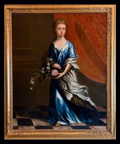 Robert Byng's Circle (1666-1720) - Portrait Of A Young Woman Circa 1700