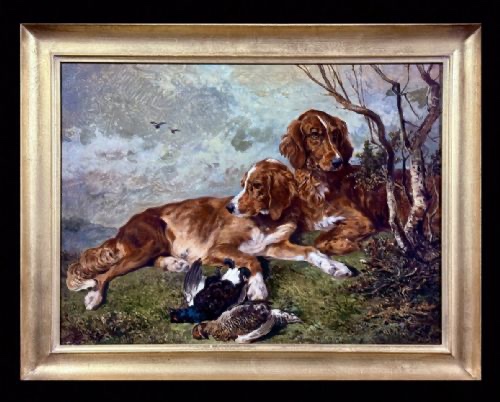 Setters And Game - By John Emms (1844-1912)