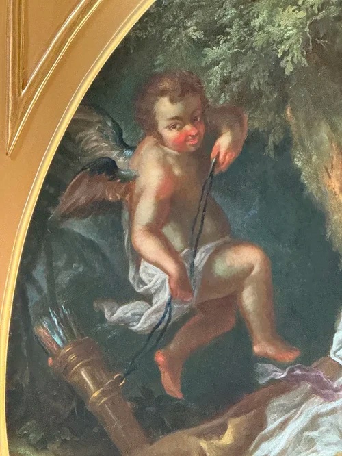 Charles Antoine Coypel (1694-1752)  - Apollon Et Daphné et Venus Et Apollon-photo-2