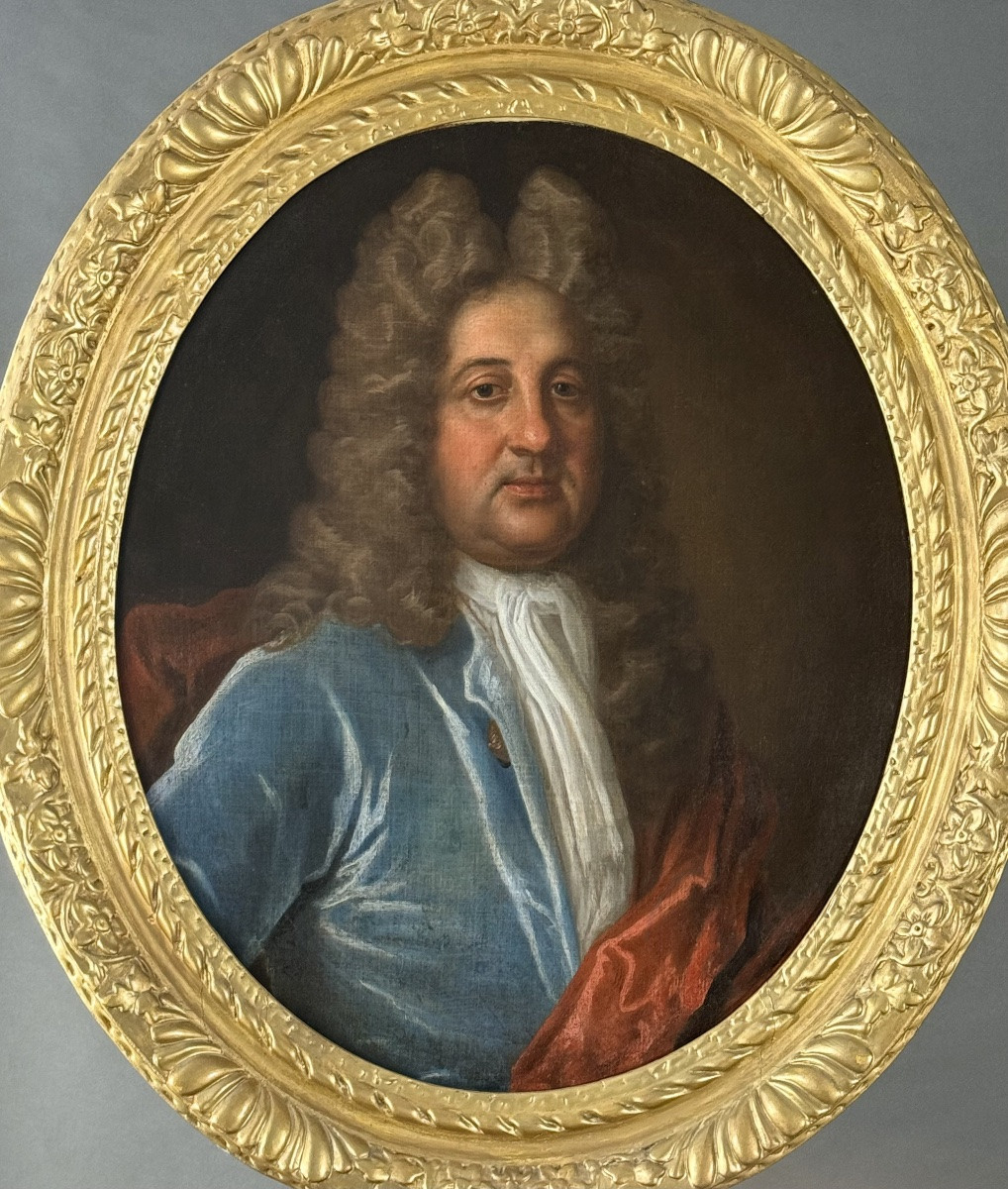 FREDERICK KERSEBOOM (1632-1690) - PORTRAIT D'UN NOBLE (2)-photo-3