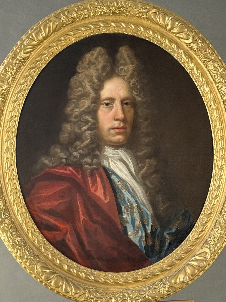 FREDERICK KERSEBOOM (1632-1690) - PORTRAIT D'UN NOBLE (1)-photo-2