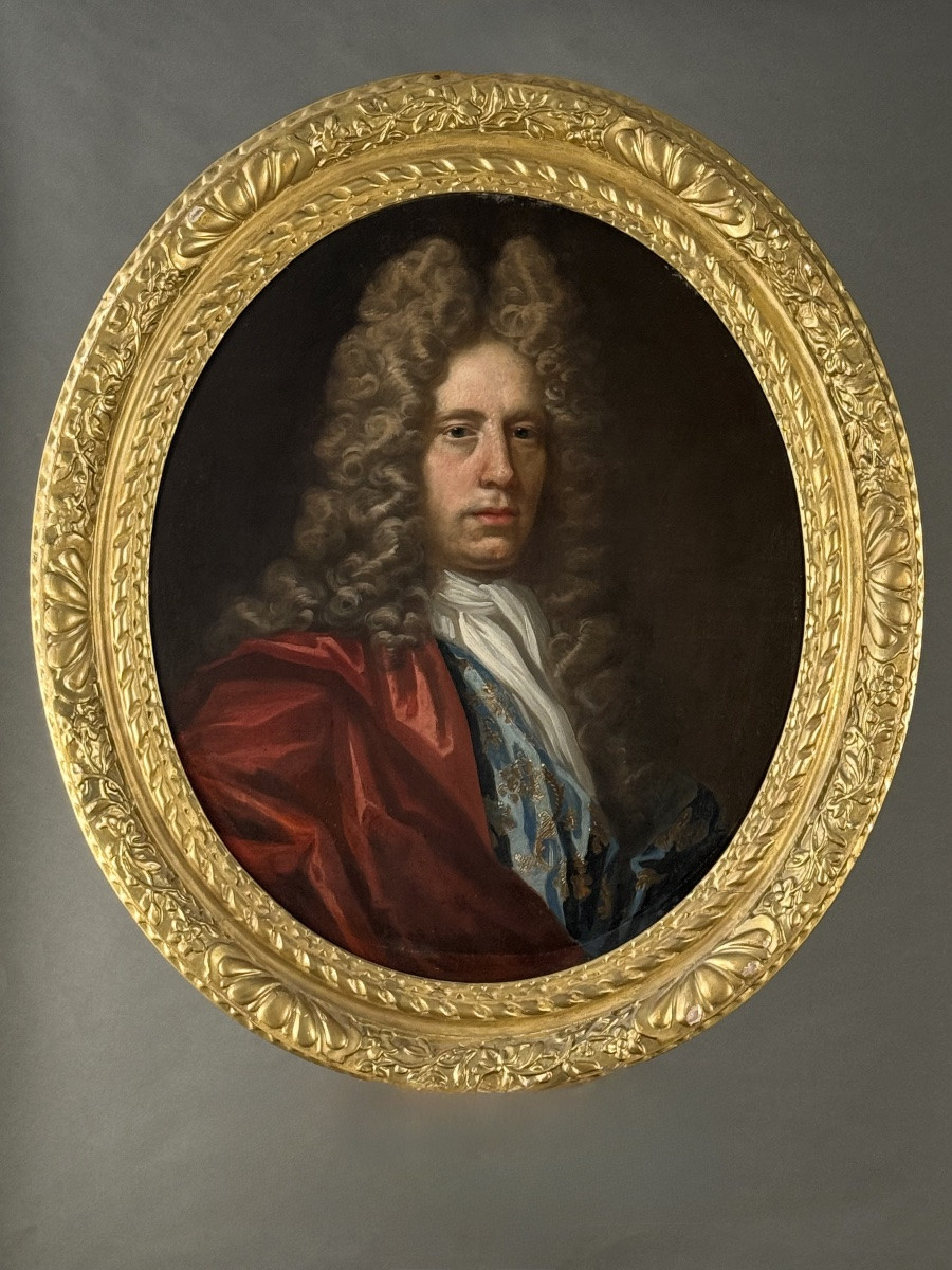 FREDERICK KERSEBOOM (1632-1690) - PORTRAIT D'UN NOBLE (1)-photo-3