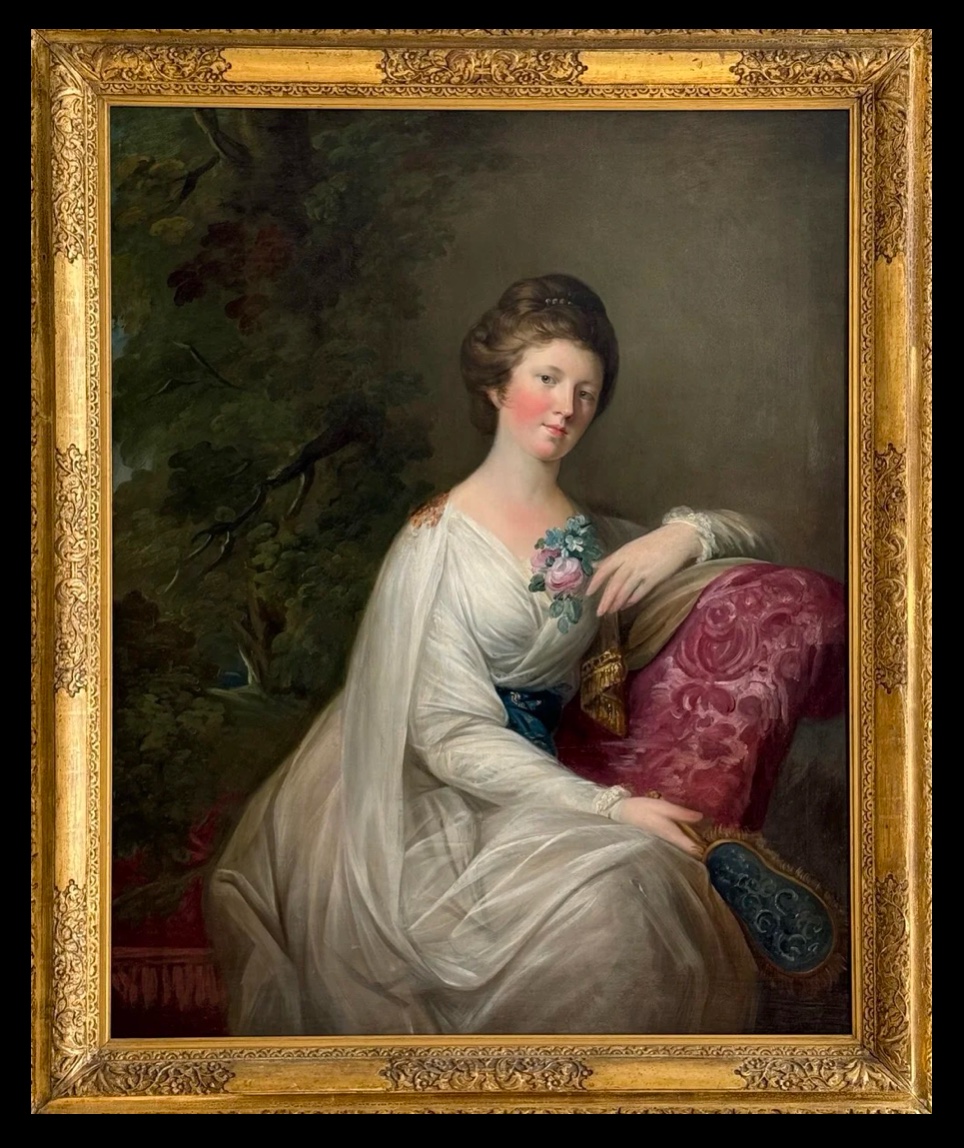 GEORGE WILLISON (1741-1797) - PORTRAIT D'HENRIETTA FORDYCE (NEE CUMMING).