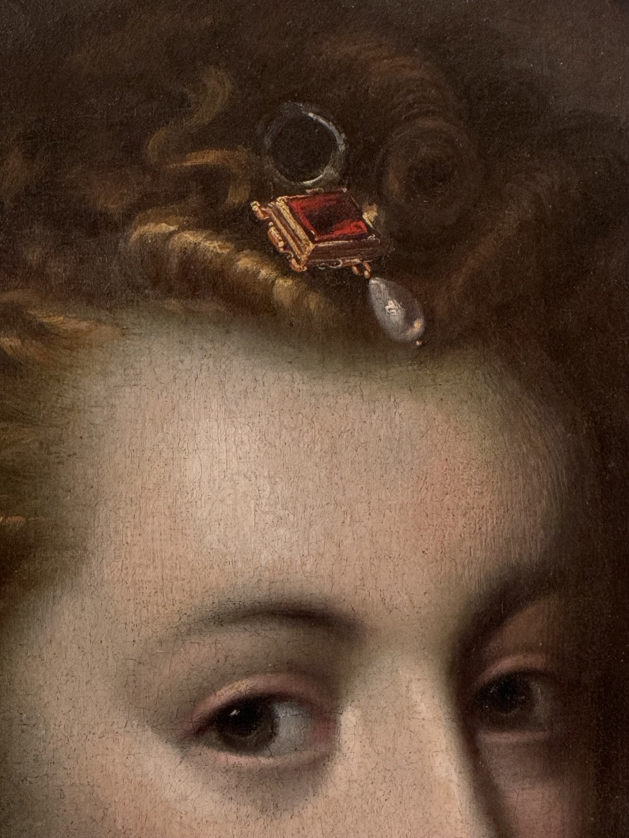 16th Century Italian Renassance School - Portrait Of A Noblewoman-photo-4