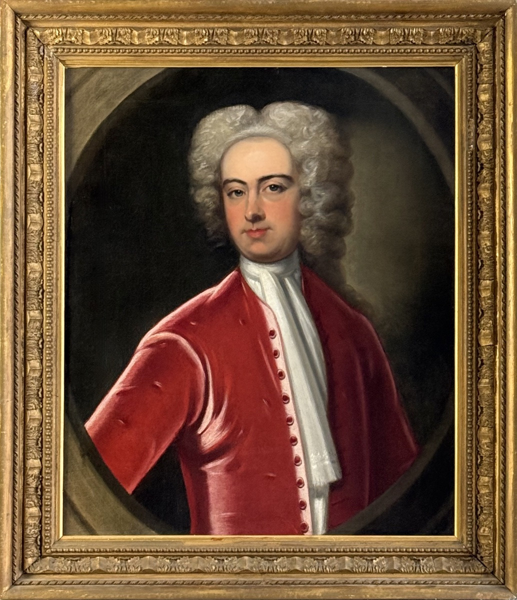 Portrait d'Un Gentleman Anglais Du Debut Du 18ème Siecle-photo-4