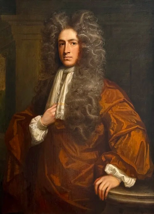 Thomas Murray (1663–1734) – Portrait Of A Gentleman In A Roux-brun Silk Robe.-photo-2