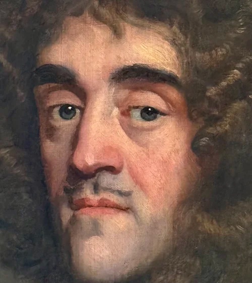 JOHN GREENHILL (vers 1644-1676) – PORTRAIT À MI-CORPS D'UN CAVALIER EN ARMURE AVEC UNE ÉCHARPE -photo-3