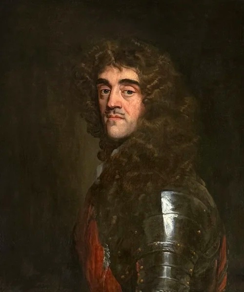 John Greenhill (c. 1644–1676) – Half-length Portrait Of A Knight In Armor With A Scarf 