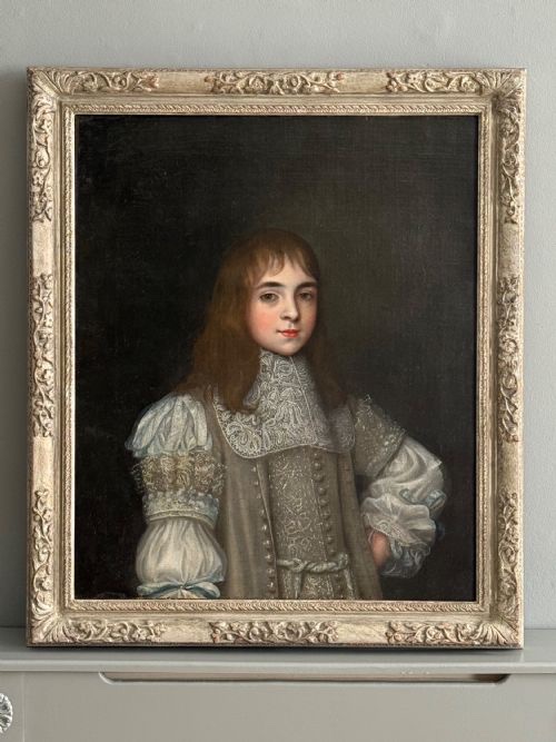 John Michael Wright (1617–1694) – Portrait Of A Young Gentleman In An Elaborate Costume.-photo-2