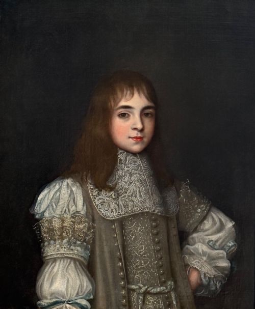 John Michael Wright (1617–1694) – Portrait Of A Young Gentleman In An Elaborate Costume.-photo-3