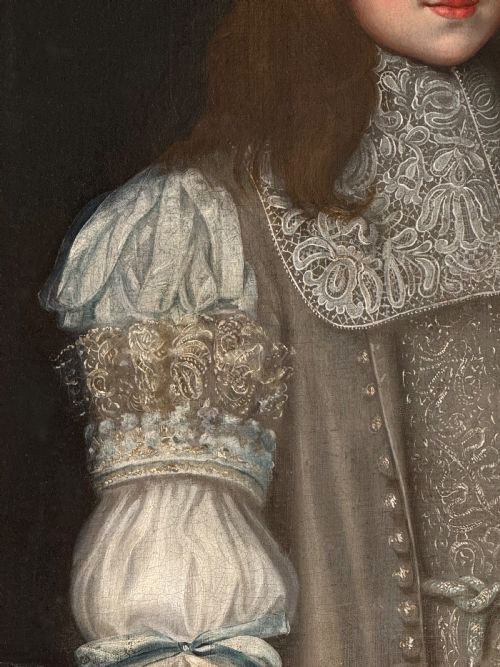 John Michael Wright (1617–1694) – Portrait Of A Young Gentleman In An Elaborate Costume.-photo-4