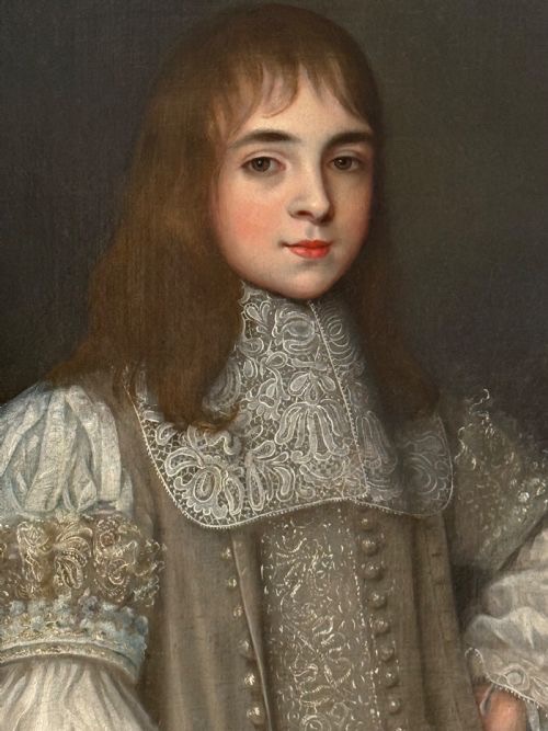 John Michael Wright (1617–1694) – Portrait Of A Young Gentleman In An Elaborate Costume.