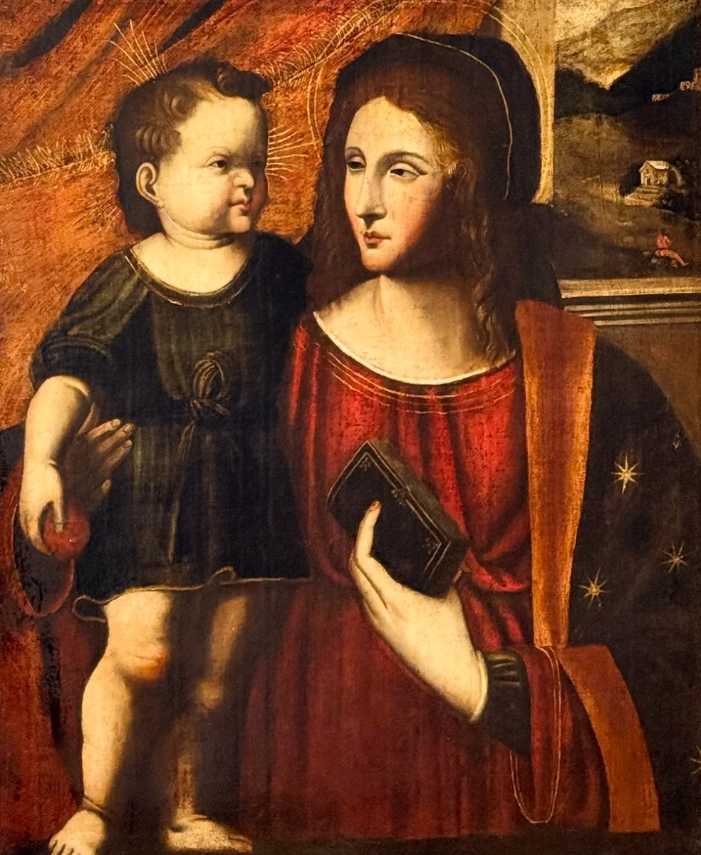 Italian Renaissance School - “the Virgin And Child” / Circle Of Bernardino Luini.