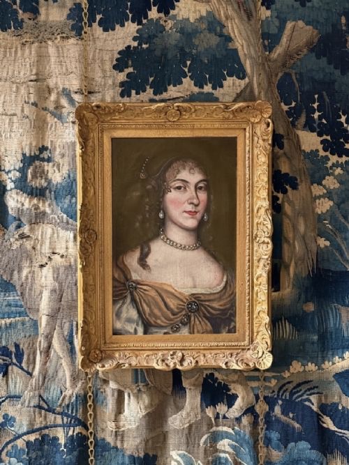 Portrait Of A Lady, Oil On Canvas, 17th-century English School-photo-4