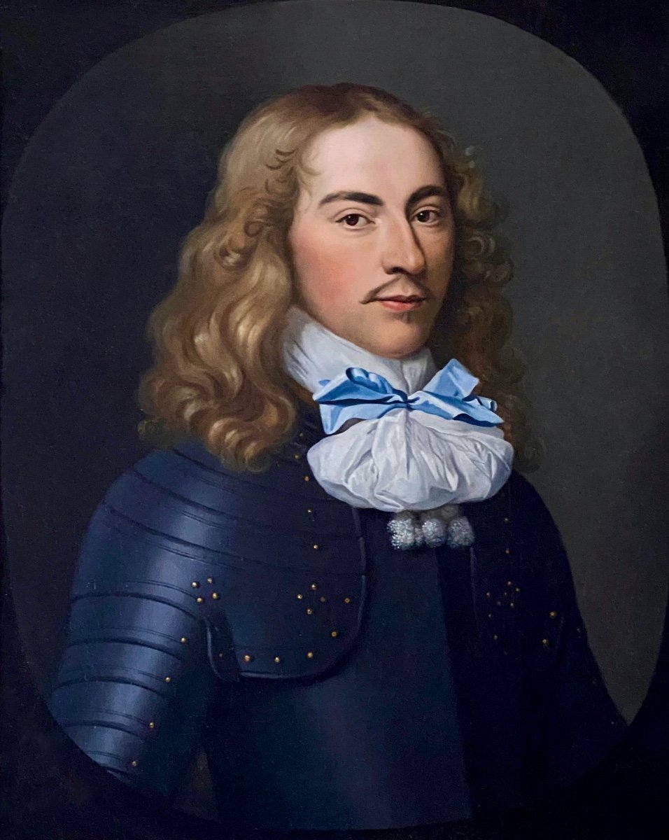 Portrait d'Un Officier, Vers 1660 - Cercle d'Adriaen Hanneman-photo-2