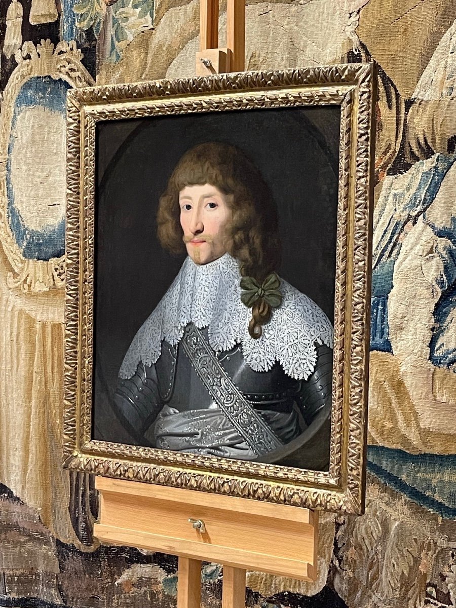 Portrait Of A French Cavalier - Circle Of Gerrit Van Honthorst (1592-1656)-photo-3