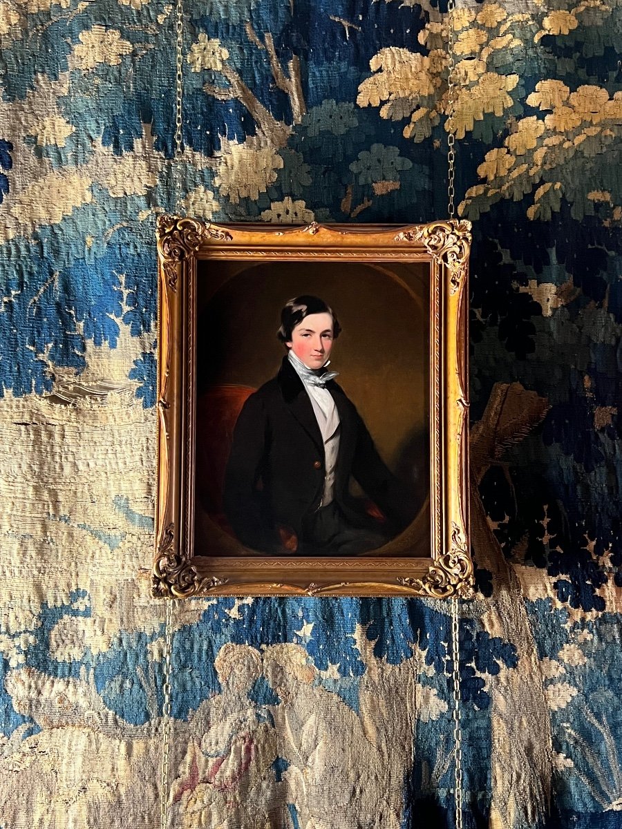 Portrait d'Un Jeune Homme Du 19ème Siècle - Par James Godsell Middleton (1805-1874)-photo-2