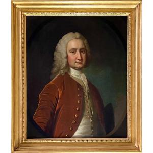 Portrait d'Un Gentleman Anglais Du XVIIIe Siècle - Par Thomas Hudson (1701-1779)
