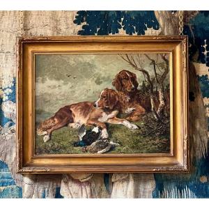 Setters And Game - By John Emms (1844-1912)