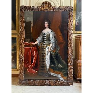 Portrait Of Queen Mary Ii, Workshop Of Sir Godfrey Kneller (1646-1723)