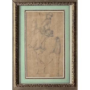 ÉCOLE NORD-EUROPÉENNE DU DÉBUT DU XVIIIe SIÈCLE - ÉTUDES ÉQUESTRES