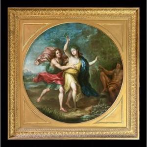 Charles Antoine Coypel (1694-1752) - Apollo And Daphne And Venus And Apollo