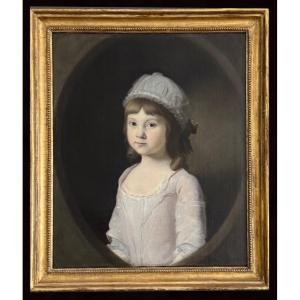 CERCLE DE JOSHUA REYNOLDS PRA (1723-1792) - PORTRAIT D'UNE JEUNE FILLE.