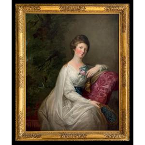 GEORGE WILLISON (1741-1797) - PORTRAIT D'HENRIETTA FORDYCE (NEE CUMMING).