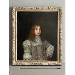John Michael Wright (1617–1694) – Portrait Of A Young Gentleman In An Elaborate Costume.