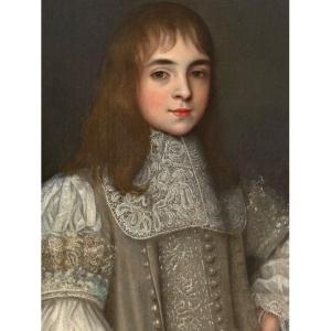 John Michael Wright (1617–1694) – Portrait Of A Young Gentleman In An Elaborate Costume.