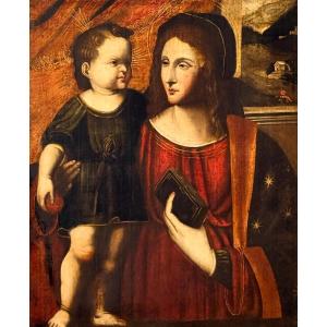 Italian Renaissance School - “the Virgin And Child” / Circle Of Bernardino Luini.
