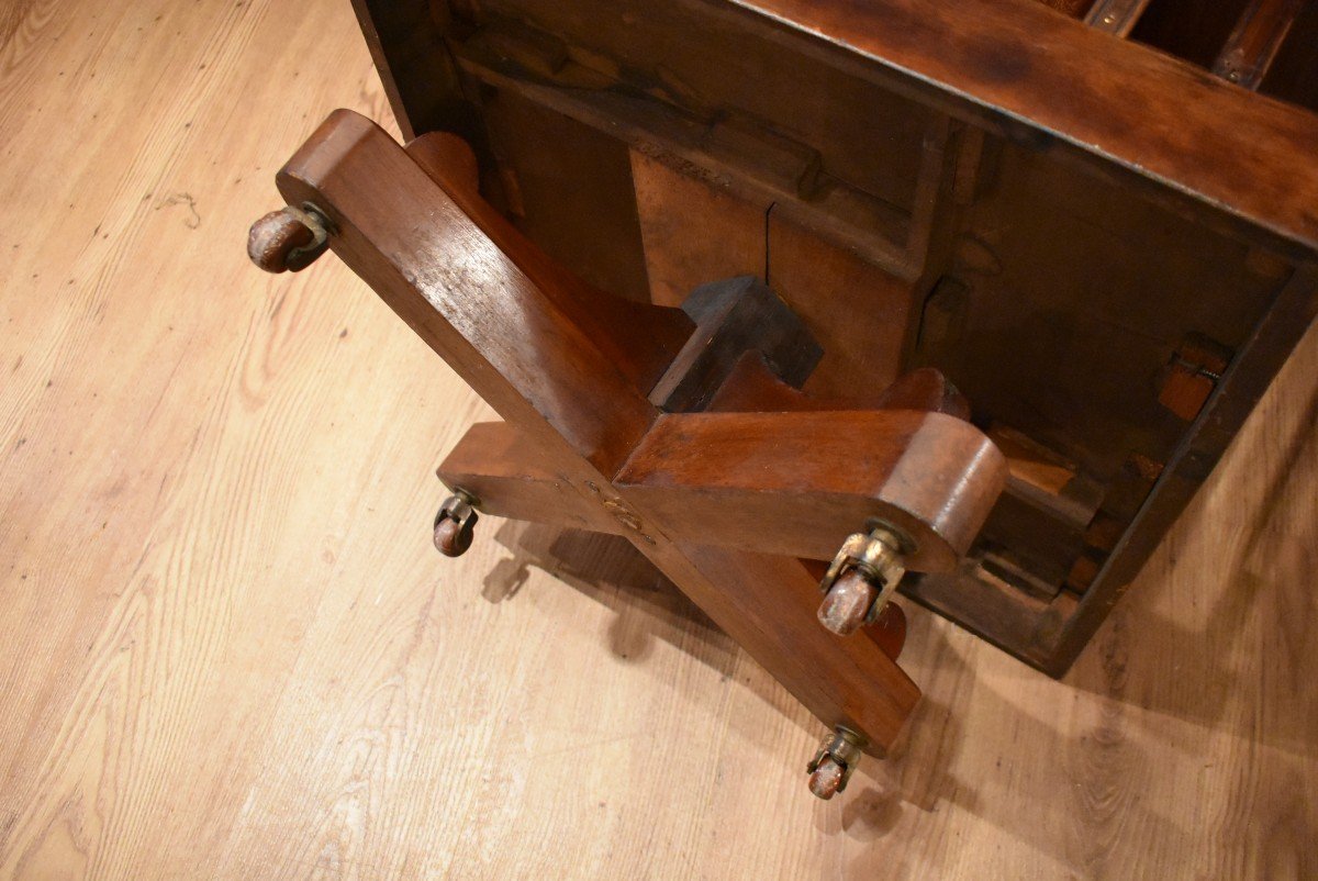 Mahogany Rotating Bookcase 1-photo-6