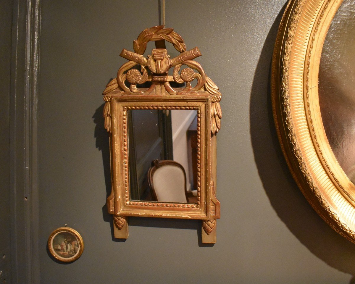 Petit Miroir De Style Louis XVI-photo-2