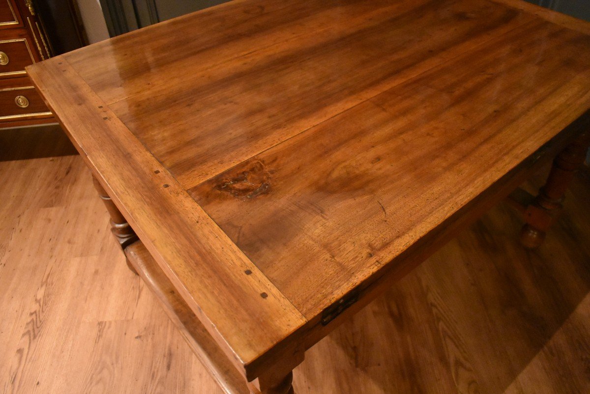 Large Walnut Portfolio Table-photo-1