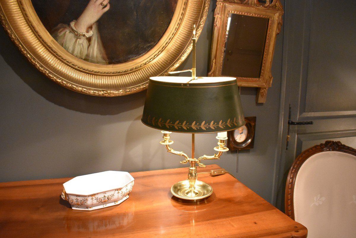 Two-light Bouillotte Lamp