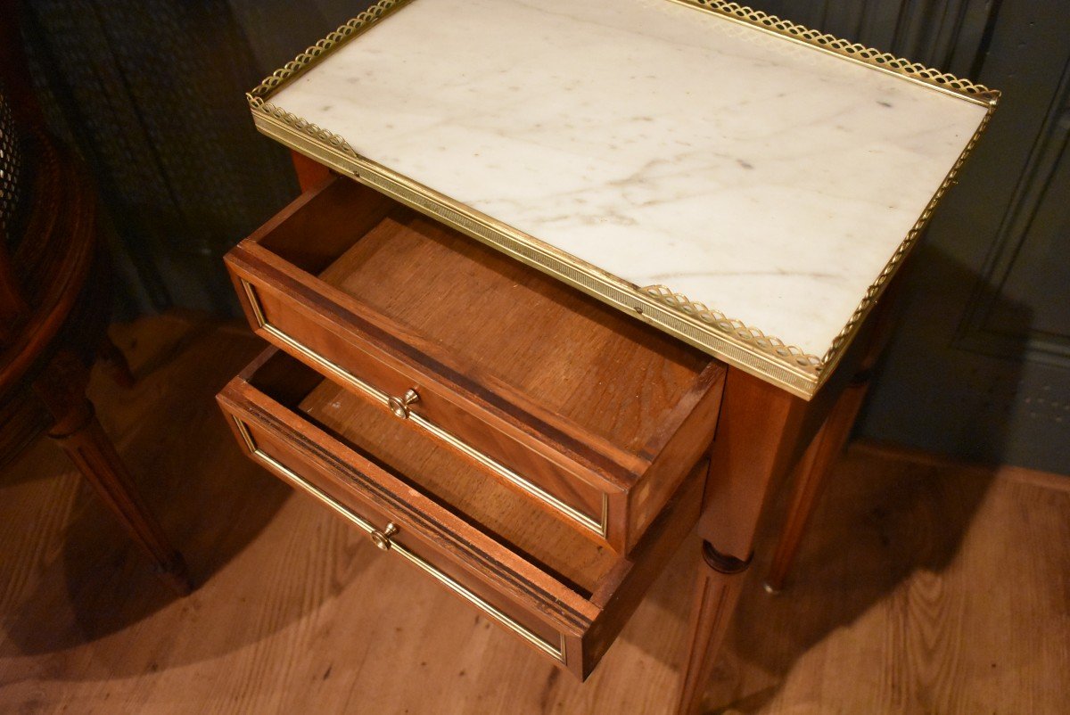 Small Louis XVI Style Bedside Table-photo-1