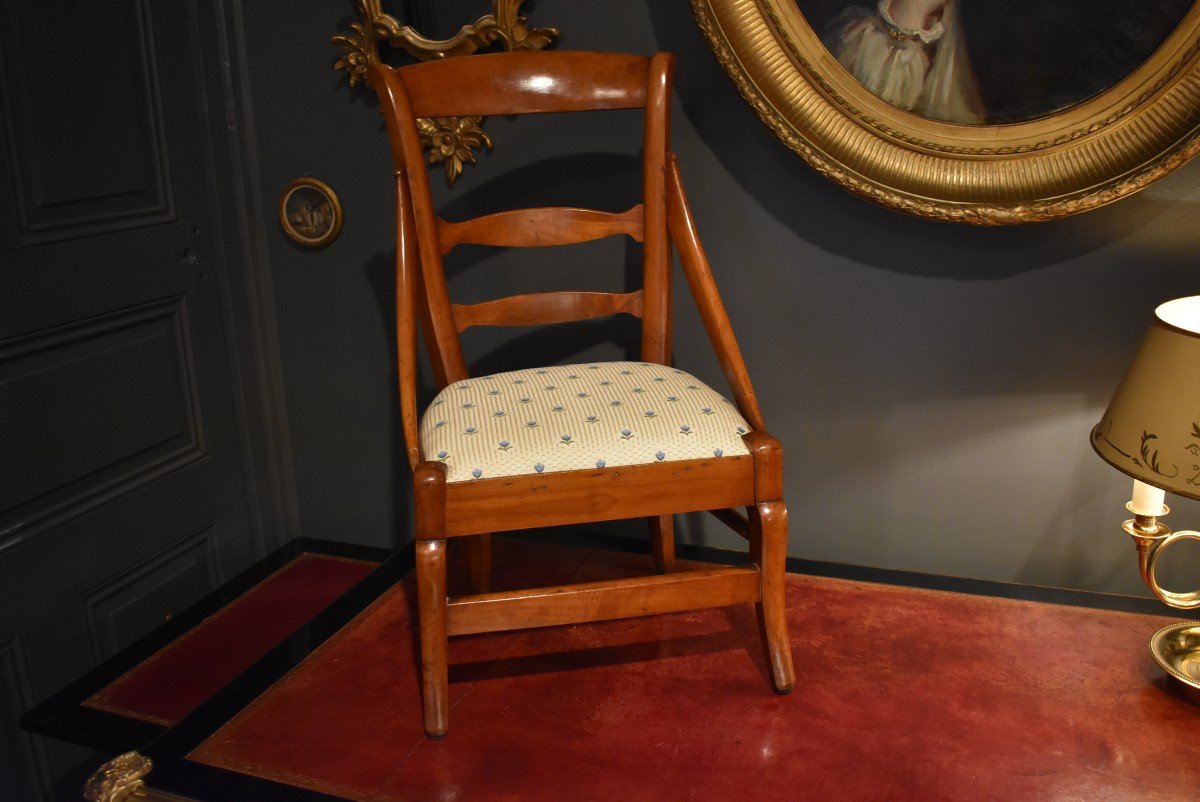 Chaise d'Enfant d'époque Restauration-photo-4