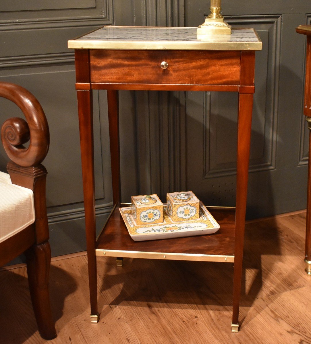 Table d'Appoint En Acajou-photo-3