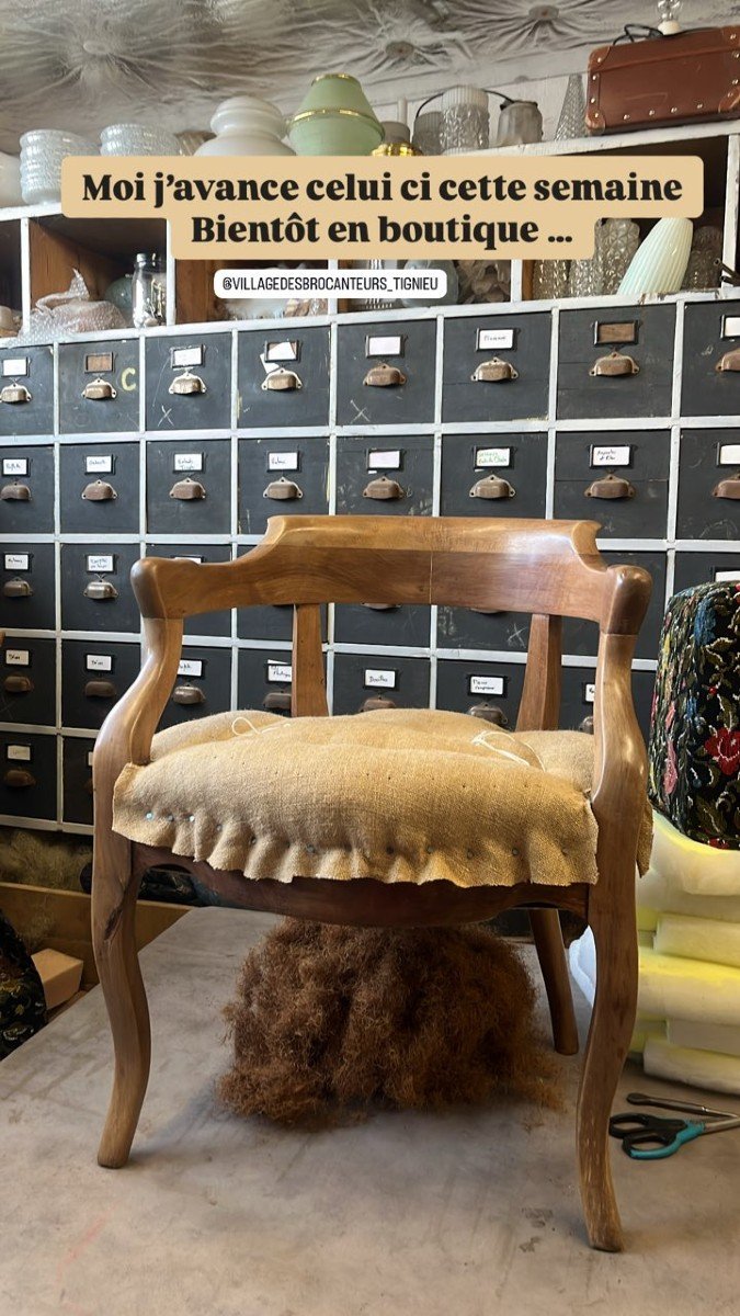 Fauteuil De Bureau En Noyer-photo-7