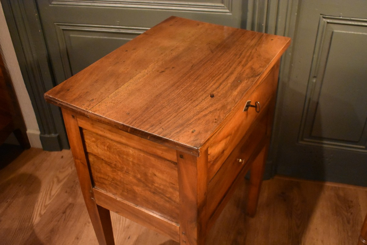 Petite Commode En Noyer-photo-6