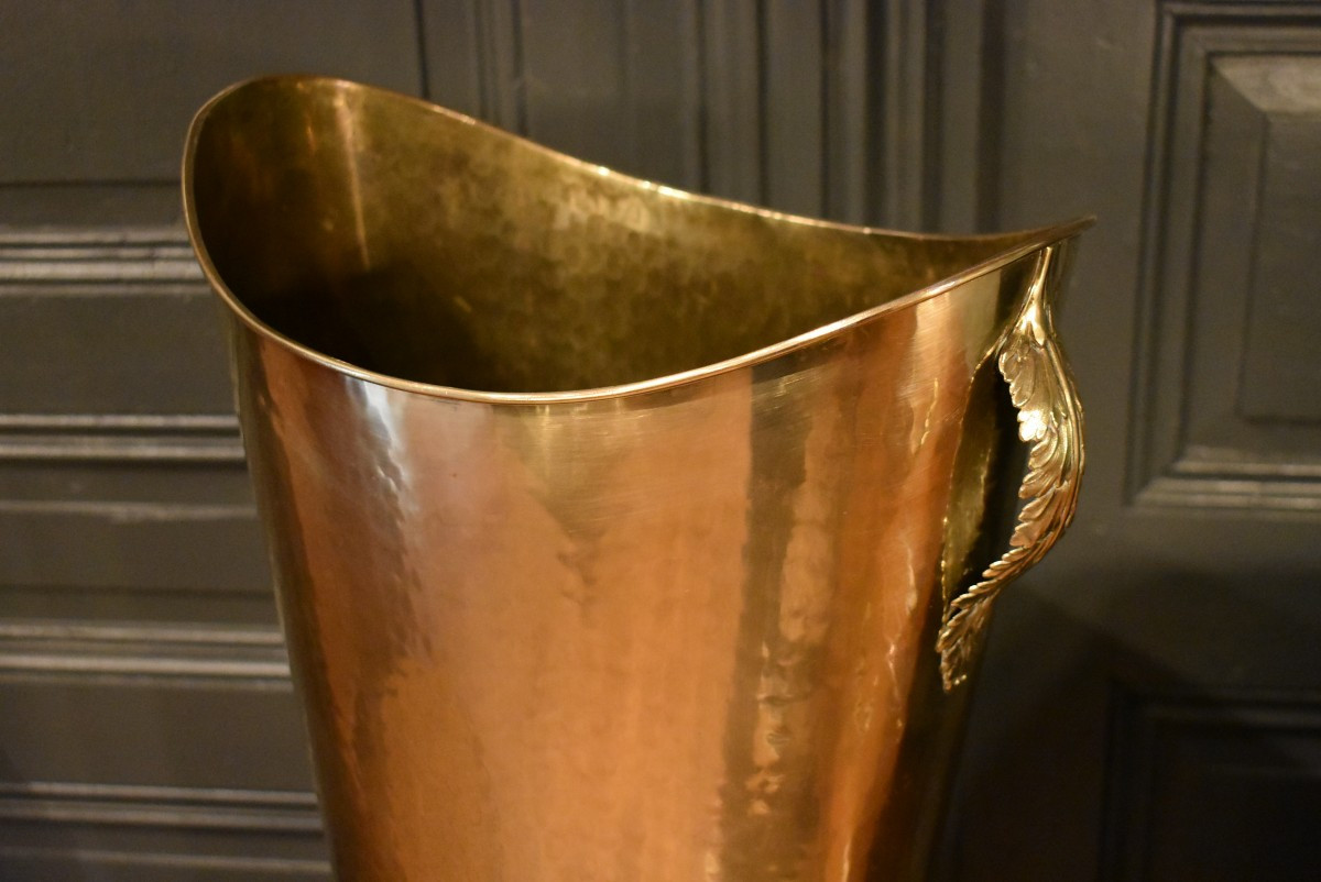 Brass Umbrella Stand Or Walking Stick Holder-photo-3