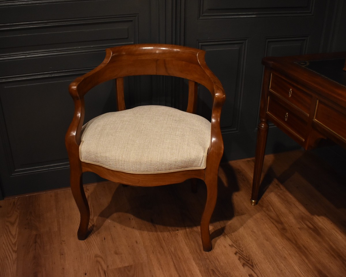 Fauteuil De Bureau En Noyer