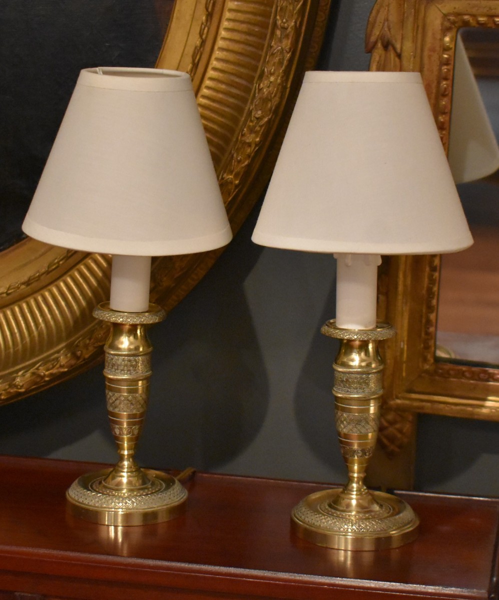 Pair Of Candlestick Lamps-photo-1