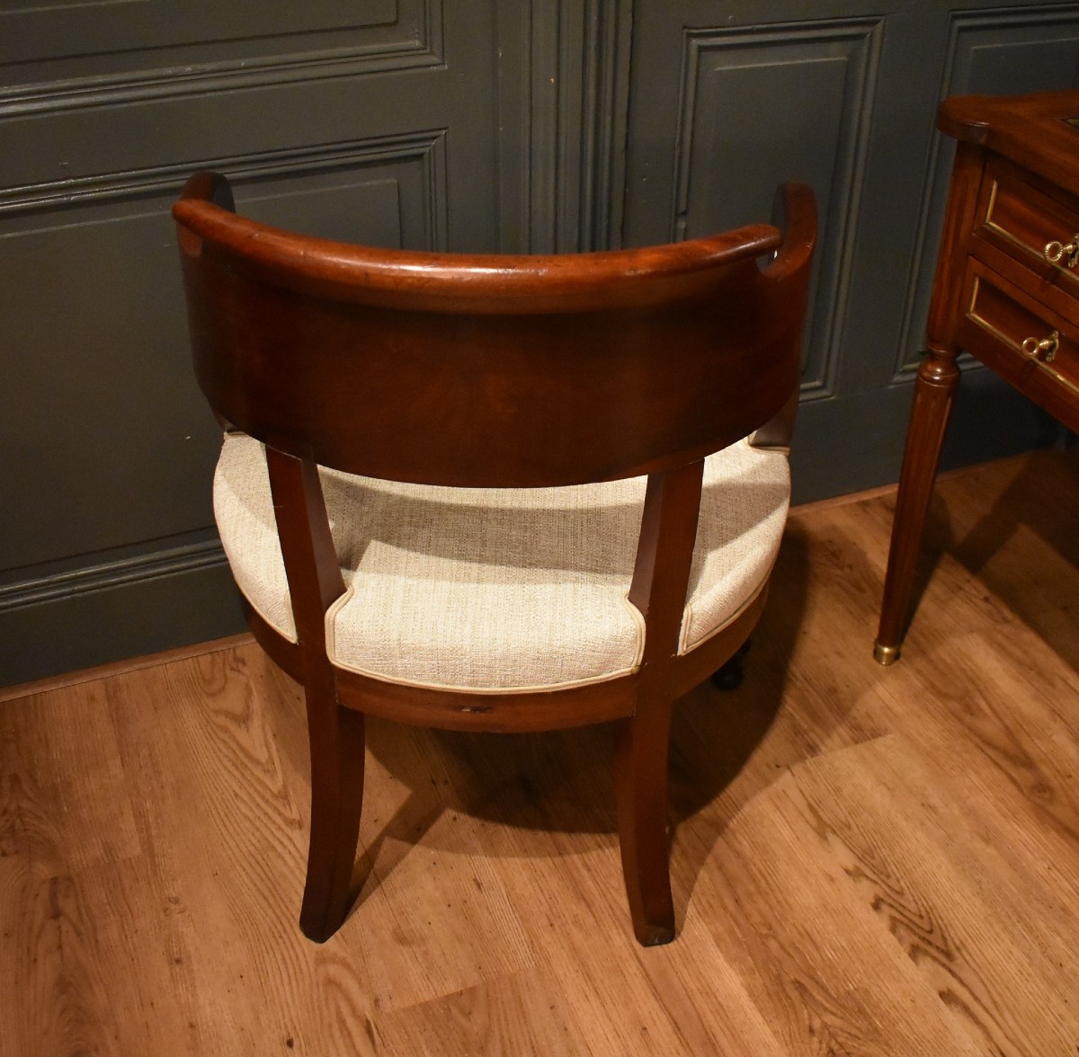 Fauteuil De Bureau En Acajou-photo-3