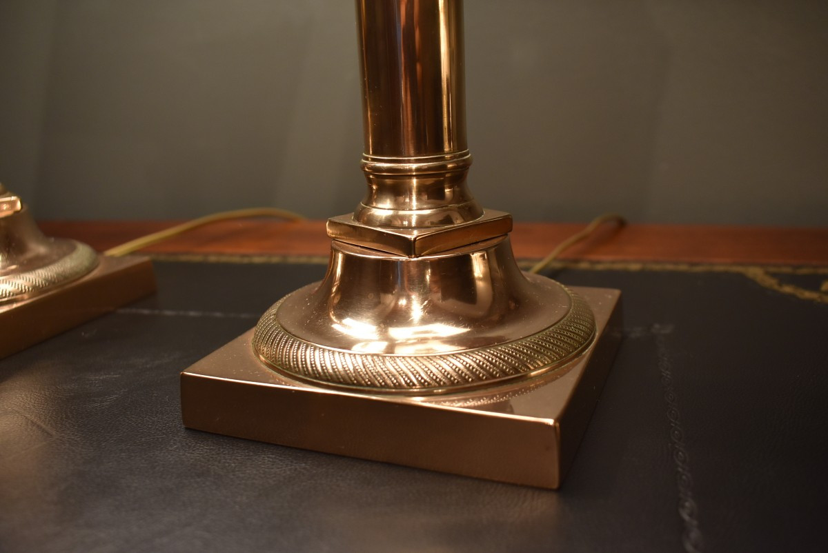 Paire De Lampes Empire-photo-2